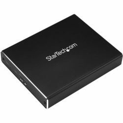 StarTech.com Dual-Slot Drive Enclosure for M.2 SATA SSDs - USB 3.1 [10Gbps] - RAID - TAA 
