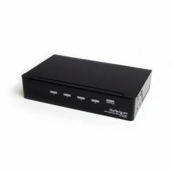 StarTech.com 4-port HDMI splitter and signal amplifier - TAA 