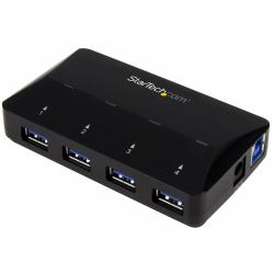 StarTech.com 4-Port USB 3.0 Hub [5Gbps] plus Dedicated Charging Port - 1 x 2.4A Port 