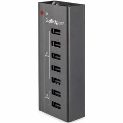 StarTech.com 7-Port USB Charging Station with 5x 1A Ports and 2x 2A Ports 
