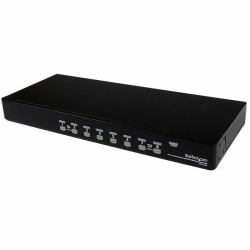 StarTech.com 8 Port 1U Rackmount USB PS/2 KVM Switch with OSD 