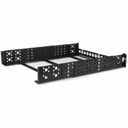 StarTech.com 2U Universal Rack Mount Rails - for 19in Server Rack Enclosure or Cabinet - Adjustable A/V Rack Rails 