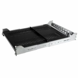 StarTech.com 2U Vented Sliding Server Rack Shelf w/ Cable Management Arm - 27.6 to 31.6in Adjustable Mounting Depth - 125lb - 19” Server Tray Shelf for Equipment Rack - 24in Deep 