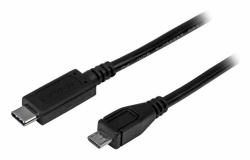 StarTech.com 3ft [1m] USB-C to Micro USB-B Cable, Data Cord, USB 2.0, USB C to Micro-B Data Transfer Cable 