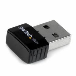 StarTech.com USB 2.0 300 Mbps Mini Wireless-N Network Adapter - 802.11n 2T2R WiFi Adapter 