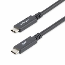 StarTech.com 6ft [1.8m] USB-C Cable, USB 5Gbps, 100W [5A] Power Delivery, Certified Works with Chromebook, 4K 60Hz DP Alt Mode, USB-IF Certified - Thunderbolt Compatible 
