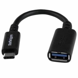StarTech.com 6in [15cm] USB-C to USB-A Adapter, USB 5Gbps, 3A, USB-C Male to USB-A Female Converter, USB-IF Certified - Thunderbolt Compatible 