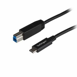 StarTech.com 3ft [1m] USB-B to USB-C Cable, USB 10Gbps, Data Cord, USB 3.2 Gen 2, USB-C Data Transfer Cable 
