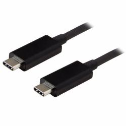 StarTech.com 3ft [1m] USB-C Cable, USB 10Gbps, 60W [3A] Power Delivery, 8K 60Hz / 4K 144Hz DP Alt Mode, USB-IF Certified - Thunderbolt Compatible 