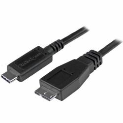 StarTech.com 3ft [1m] USB-C to Micro USB-B Cable, USB 10Gbps, Data Cord, 3A, USB C to Micro-B Data Transfer Cable 