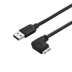 StarTech.com Slim Micro-USB 3.0 Cable - M/M - Right-Angle Micro USB - 2m [6ft] 
