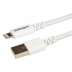 StarTech.com 3 m [10 ft.] USB to Lightning Cable - Long iPhone / iPad / iPod Charger Cable - Lightning to USB Cable - Apple MFi Certified - White 