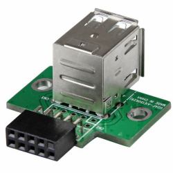 StarTech.com 2 Port USB Motherboard Header Adapter 