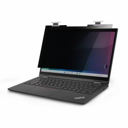 StarTech.com Lenovo X13 Yoga Gen 4 Bright Privacy Screen Filter with Touch, Flip-Over, 75% Light Transmittance, Anti-Glare Privacy Filter, +/- 30 Deg. View Angle 