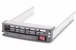 Supermicro CSE-PT39L-B0 drive bay panel 8.89 cm [3.5"] Storage drive tray Black, Metallic 