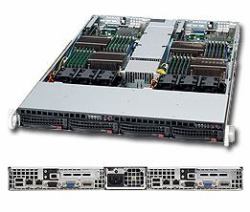 Supermicro SuperServer 6016TT-TF Intel® 5500 Socket B [LGA 1366] Rack [1U] Black 