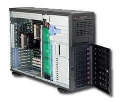 Supermicro SuperServer 7046T-NTR+ Intel® 5520 Socket B [LGA 1366] Rack [4U] Black 