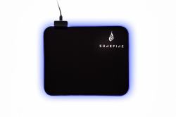 SureFire Silent Flight RGB-320 Gaming mouse pad Black 