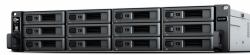 Synology RackStation RS2423RP+ NAS/storage server Rack [2U] Ryzen Embedded V1780B 8 GB DDR4 0 TB DiskStation Manager Black, Grey 