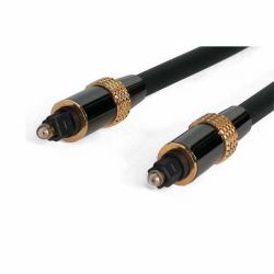 StarTech.com 20 ft Premium Toslink Digital Optical SPDIF Audio Cable 
