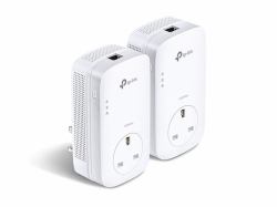 TP-Link AV1300 Gigabit Passthrough Powerline Starter Kit 