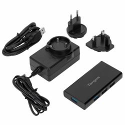 Targus ACH225EU interface hub USB 3.2 Gen 1 [3.1 Gen 1] Type-A Black 