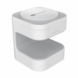 Targus HJ3320WHGL mobile device charger Headphones, Smartphone, Smartwatch White USB Wireless charging Fast charging Indoor 