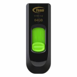 Team Group C145 USB flash drive 64 GB USB Type-A 3.2 Gen 1 [3.1 Gen 1] Black, Green 