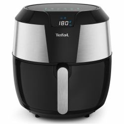 Tefal Easy Fry EY701D Single 5.6 L Stand-alone 1850 W Hot air fryer Black, Stainless steel 