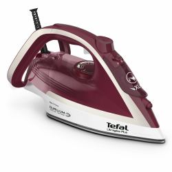 Tefal Ultimate Pure FV6810 Steam iron 2800 W Red, Silver 