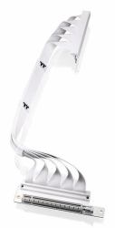 Thermaltake PCI-E 4.0 Dual 90 Degree Riser Cable 400mm Snow