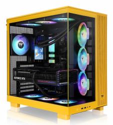 Thermaltake View 380 XL TG ARGB Midi Tower Yellow 