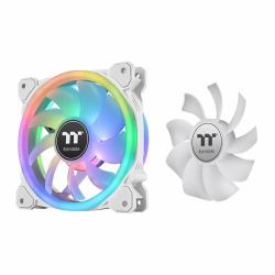 Thermaltake SWAFAN 14 RGB Radiator Fan TT Premium Edition White Computer case Air cooler 14 cm 3 pc[s] 