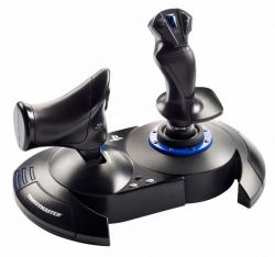 Thrustmaster T.Flight Hotas 4 Black, Blue USB Joystick Digital PC, PlayStation 4, PlayStation 5 