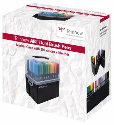 Tombow ABT-108C marker 107 pc[s] Brush/Fine tip Multicolour 