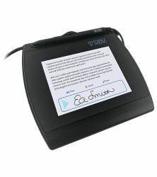 Topaz Systems T-LBK57GC-BHSB-R signature capture pad 14.5 cm [5.7"] Black LCD 