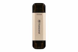 Transcend JetFlash 930C USB flash drive 512 GB USB Type-A / USB Type-C 3.2 Gen 1 [3.1 Gen 1] Gold 