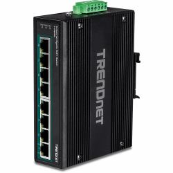 Trendnet TI-PG80B network switch Gigabit Ethernet [10/100/1000] Power over Ethernet [PoE] Black 