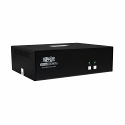 Tripp Lite B002-DP2A2-N4 Secure KVM Switch, 2-Port, Dual Head, DisplayPort to DisplayPort, 4K, NIAP PP4.0, Audio, TAA 