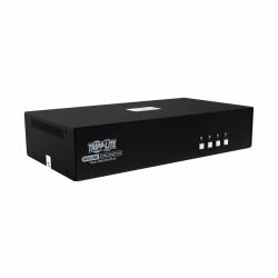 Tripp Lite B002-DV2AC4-N4 Secure KVM Switch, 4-Port, Dual Head, DVI to DVI, NIAP PP4.0, Audio, CAC, TAA 