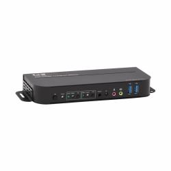 Tripp Lite B005-DPUA2-K 2-Port DisplayPort/USB KVM Switch - 4K 60 Hz, HDR, HDCP 2.2, IR, DP 1.4, USB Sharing, USB 3.0 Cables 