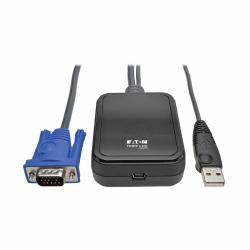 Tripp Lite B032-VU1 KVM Console to USB 2.0 Portable Laptop Crash Cart Adapter with File Transfer and Video Capture, 1920 x 1200 @ 60 Hz 