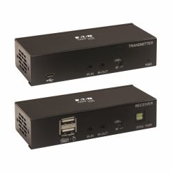 Tripp Lite B127A-1A1-BDBH DisplayPort to HDMI over Cat6 Extender Kit, KVM Support, 4K 60Hz, 4:4:4, USB, PoC, HDCP 2.2, 230 ft., TAA 