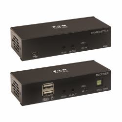 Tripp Lite B127A-1A1-BHBH HDMI over Cat6 Extender Kit, KVM Support, 4K 60Hz, 4:4:4, USB/IR, PoC, HDR, HDCP 2.2, 230 ft., TAA 