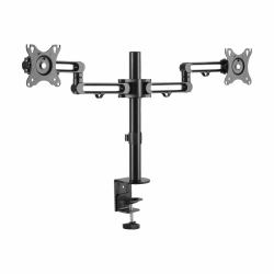 Tripp Lite DDR1327SDFC-1 Dual-Monitor Flex-Arm Desktop Clamp for 13” to 27” Displays 