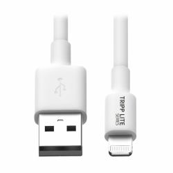 Tripp Lite M100-010-WH USB-A to Lightning Sync/Charge Cable [M/M] - MFi Certified, White, 10 ft. [3 m] 