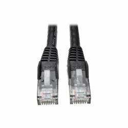 Tripp Lite N201-007-BK Cat6 Gigabit Snagless Molded [UTP] Ethernet Cable [RJ45 M/M], PoE, Black, 7 ft. [2.13 m] 