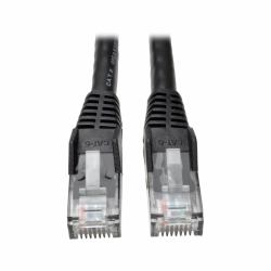 Tripp Lite N201-025-BK Cat6 Gigabit Snagless Molded [UTP] Ethernet Cable [RJ45 M/M], PoE, Black, 25 ft. [7.62 m] 