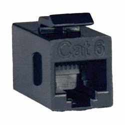 Tripp Lite N235-001 Cat6 Straight Through Modular In-line Snap-in Coupler [RJ45 F/F], TAA 