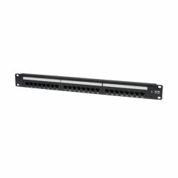 Tripp Lite N252-024 24-Port 1U Rack-Mount Cat6/Cat5 110 Patch Panel, 568B, RJ45 Ethernet, TAA 